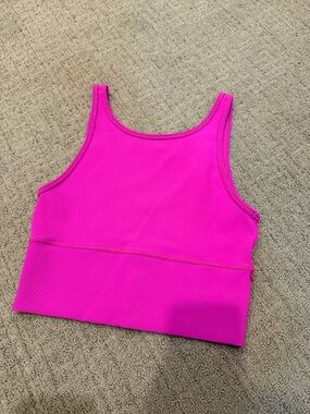 lululemon athletica Bright Pink Ribbed Tank Top